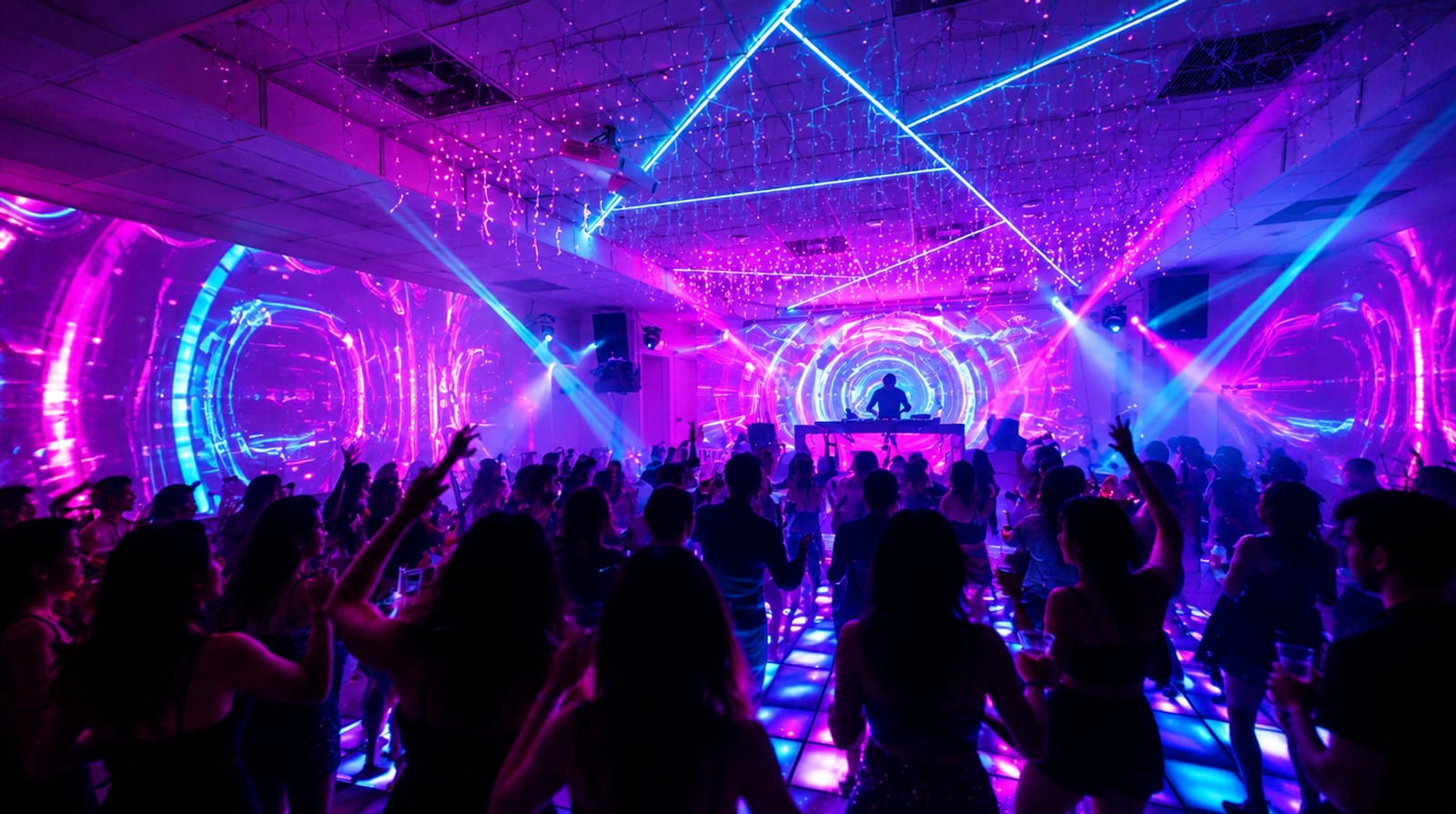 Club privado: proyección en el salón de Diamond